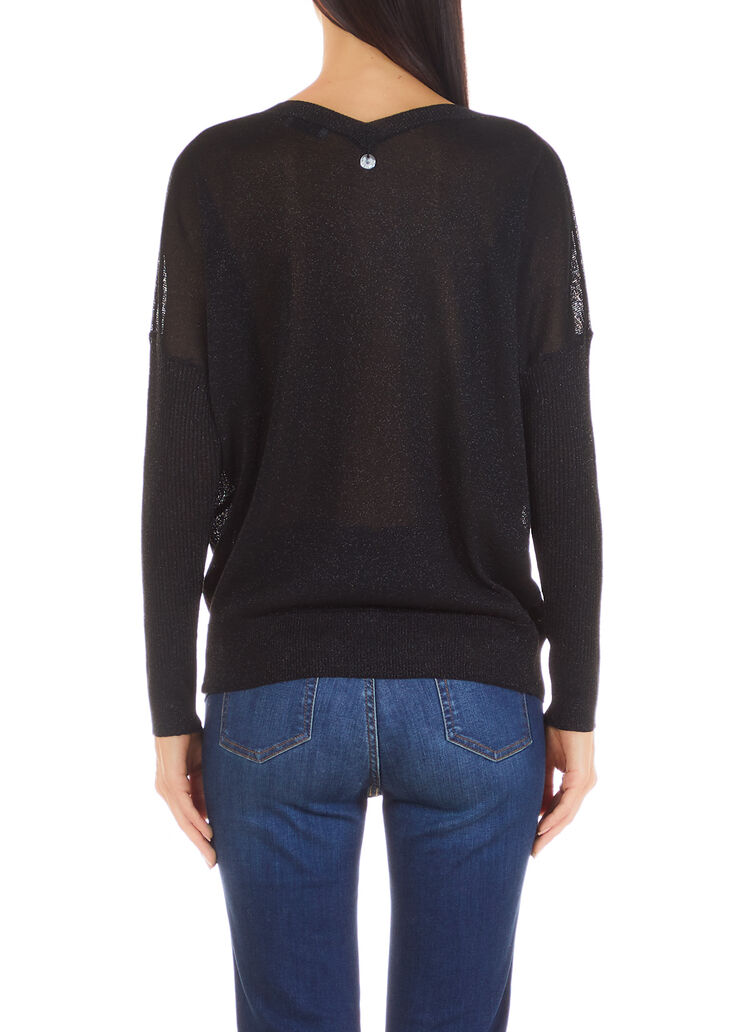 Pull en Lurex® noir Liu Jo - large image number 1