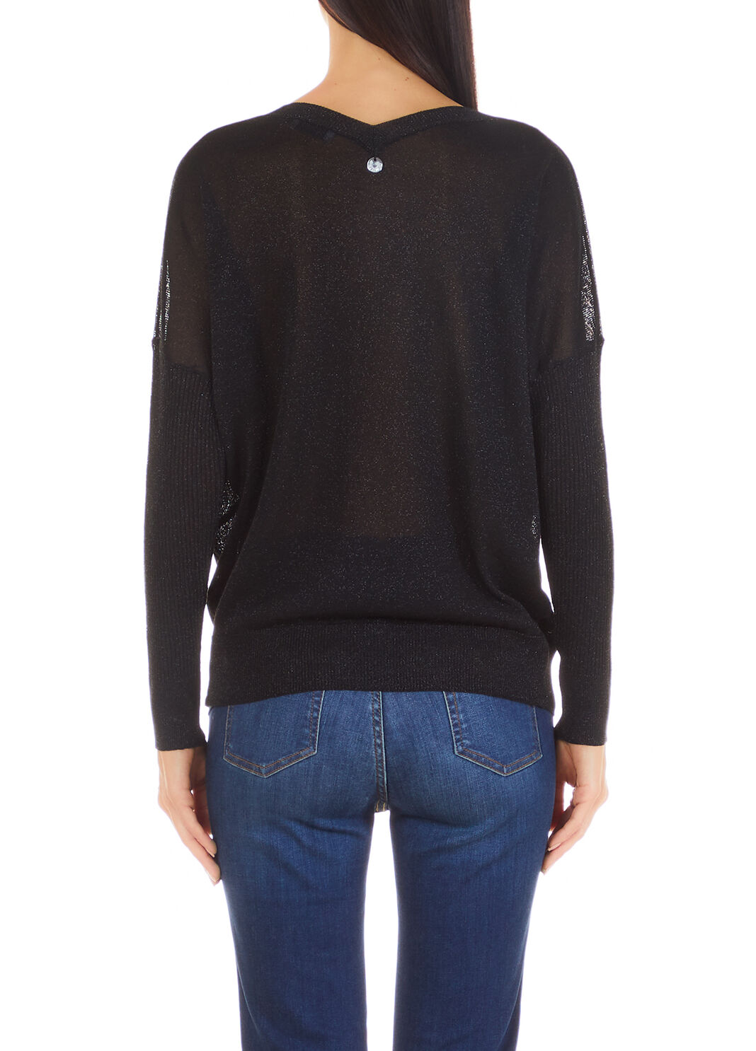 Pull en Lurex&reg; noir Liu Jo - large image number 1