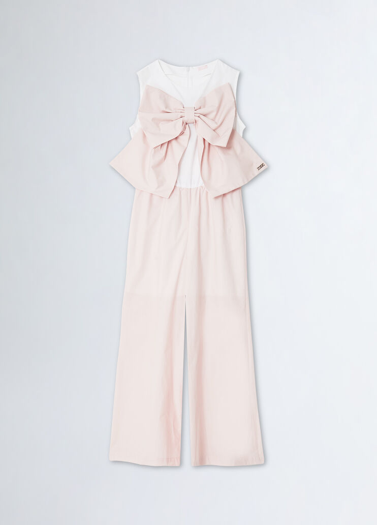 Jumpsuit with maxi-bow pink Liu Jo - medium Jumpsuit with maxi-bow pink Liu Jo - medium