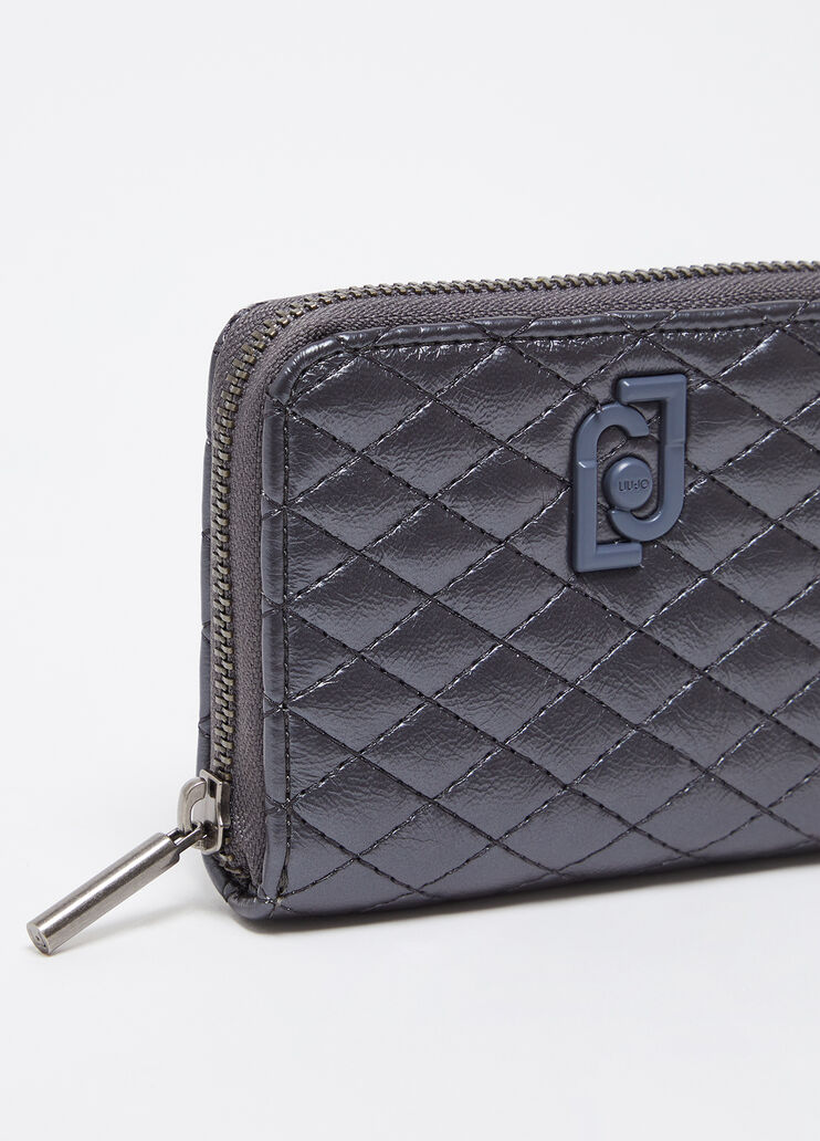 Cartera pequeña guateada gris Liu Jo - medium