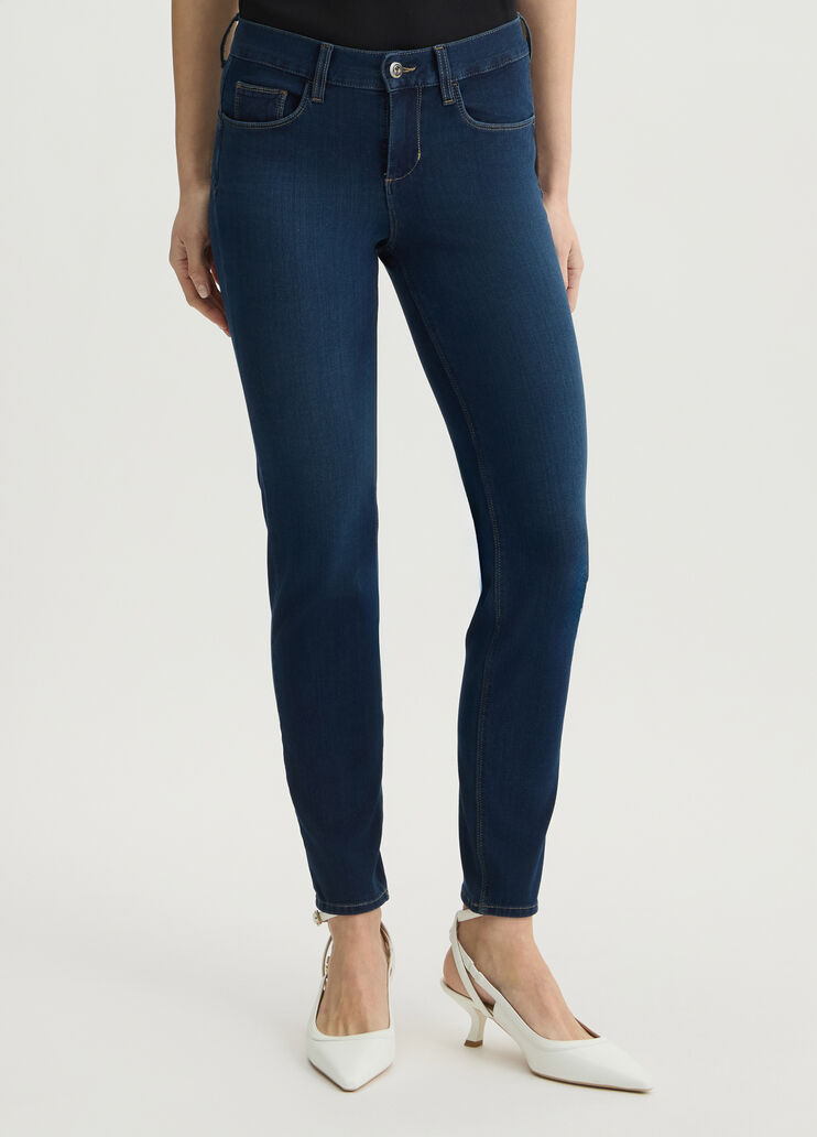 Jeans skinny bottom up denim bleu foncé Liu Jo - medium Jeans skinny bottom up denim bleu foncé Liu Jo - medium