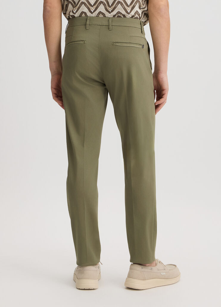 Slim fit chinos olive green Liu Jo - large image number 1 Slim fit chinos olive green Liu Jo - large image number 1