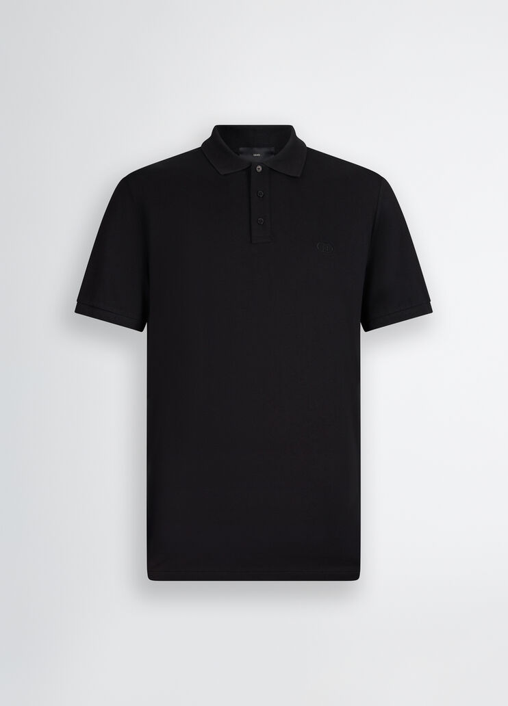 Black pique polo shirt black Liu Jo - large image number 6 Black pique polo shirt black Liu Jo - large image number 6