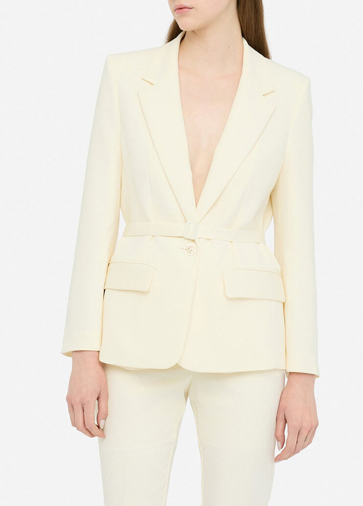Blazer with belt ivory Liu Jo - medium