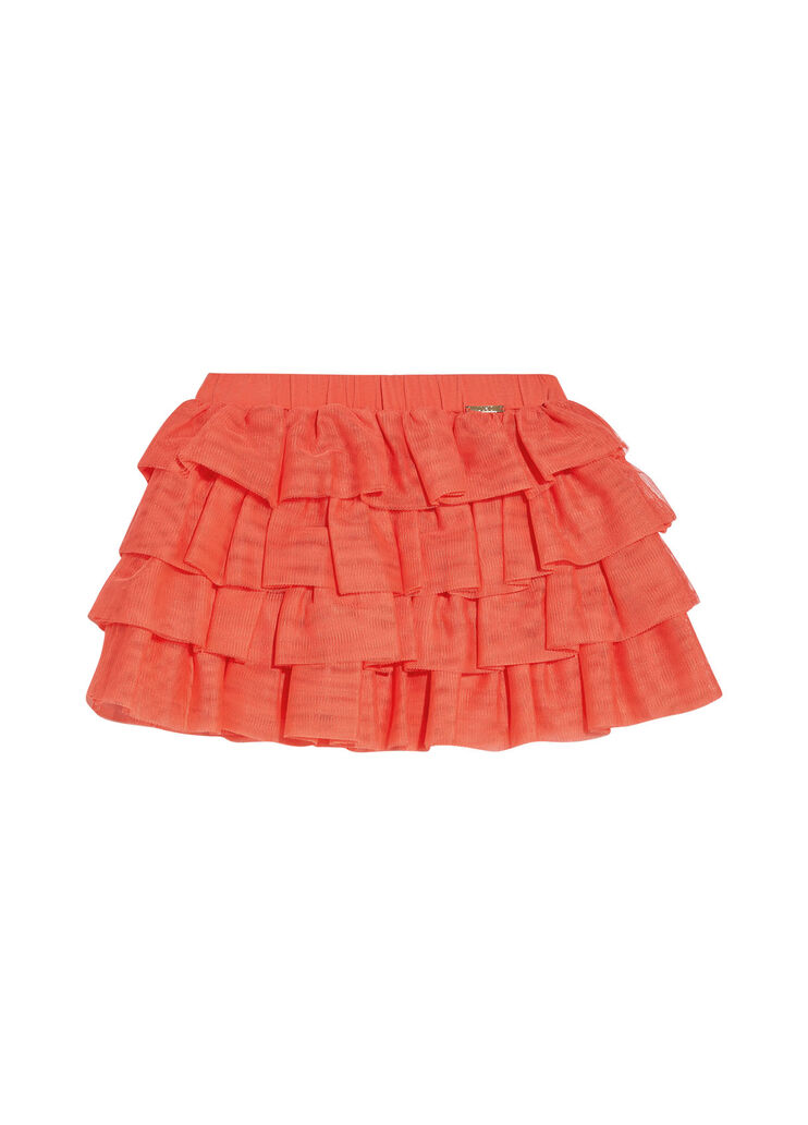 Minifalda de tul coral Liu Jo - large image number 0 Minifalda de tul coral Liu Jo - large image number 0