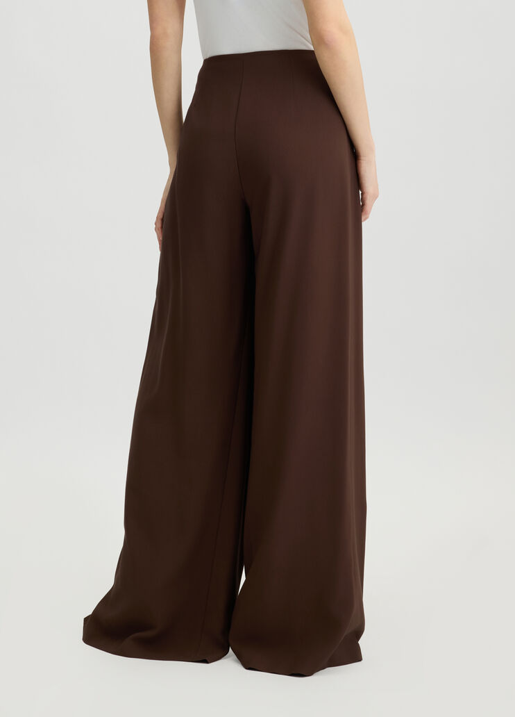 Smart twill trousers dark brown Liu Jo - large image number 1 Smart twill trousers dark brown Liu Jo - large image number 1