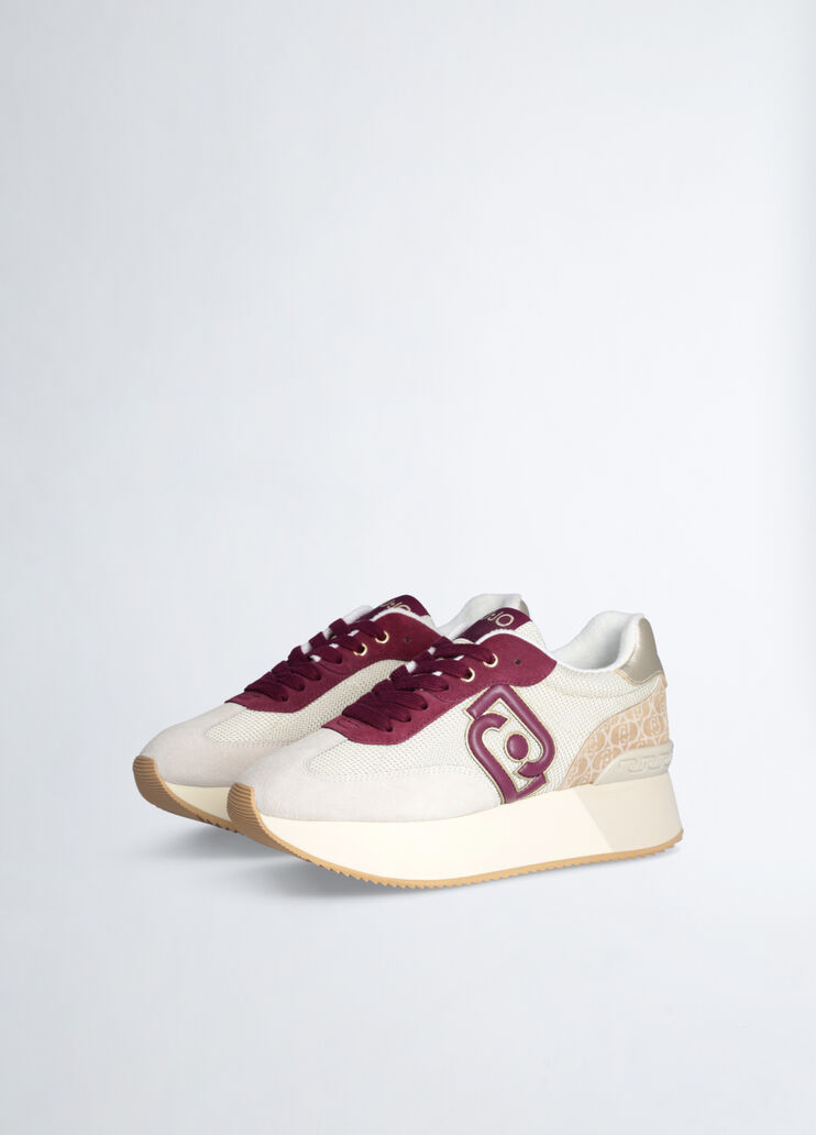 Brighty mesh monogram sneakers red Liu Jo - medium Brighty mesh monogram sneakers red Liu Jo - medium