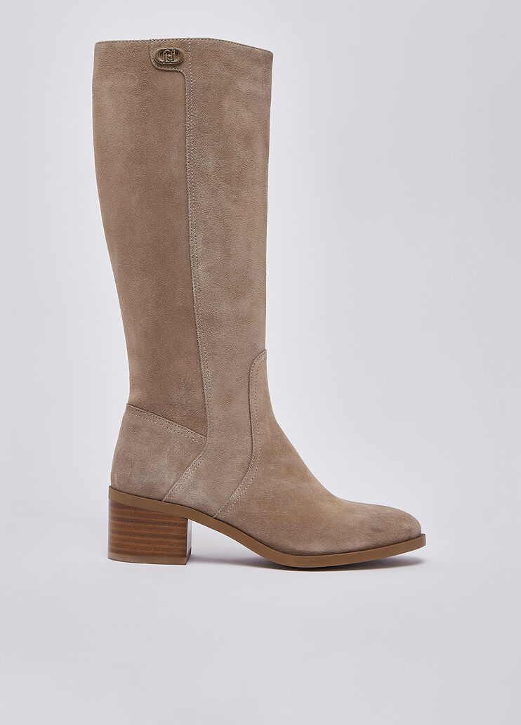 High suede boots havana Liu Jo - medium