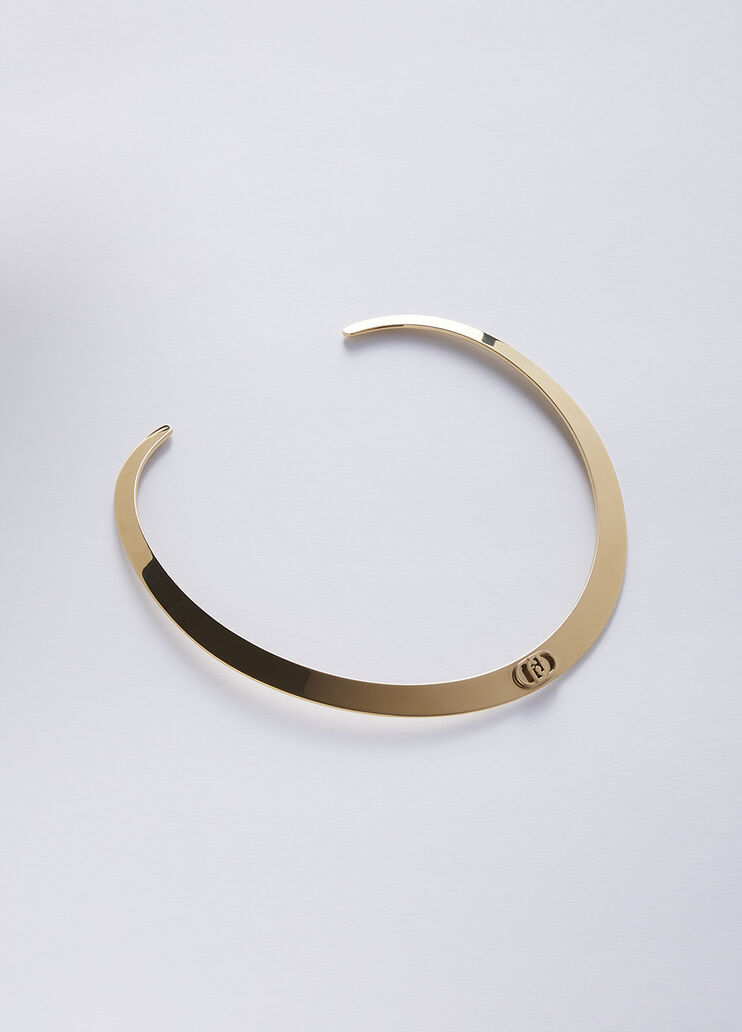 Collana rigida con logo color oro Liu Jo - medium