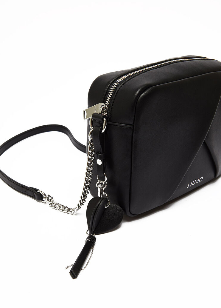 Borsa a tracolla con charm nero Liu Jo - large image number 3
