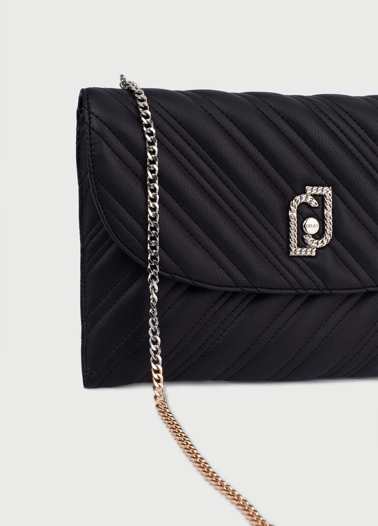 Matelassé clutch bag Black Liu Jo - large image number 4 Matelassé clutch bag Black Liu Jo - large image number 4