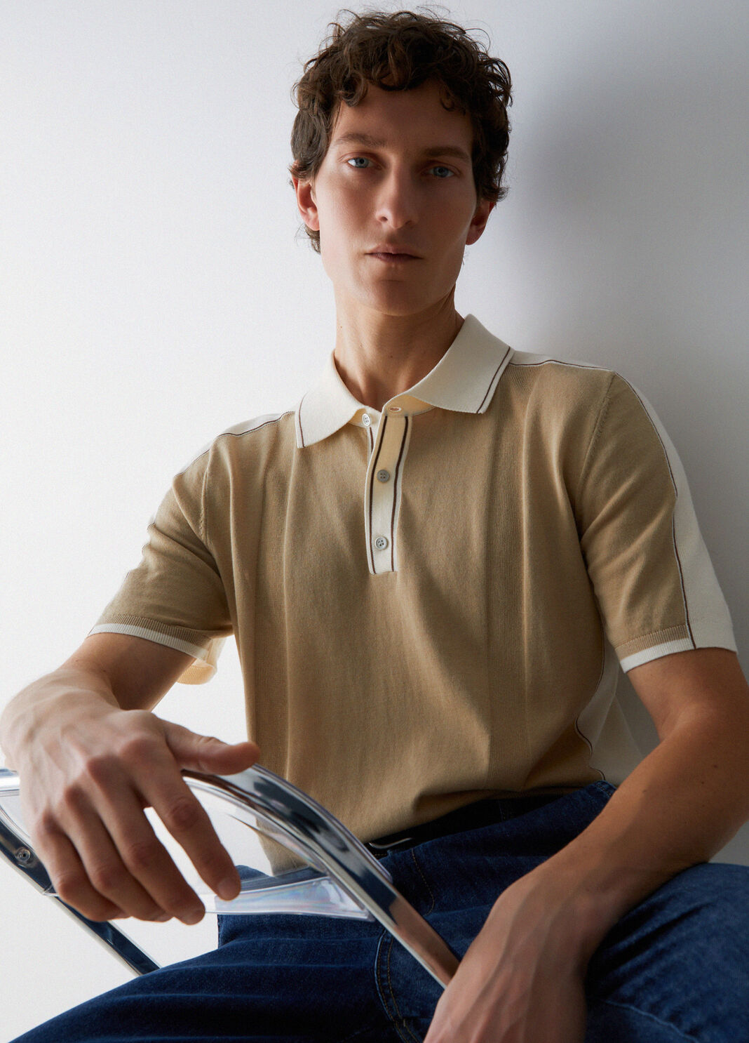 Knit polo-shirt green Liu Jo - large image number 3