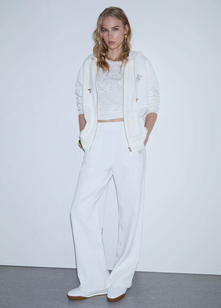 Scuba Trousers white wool Liu Jo - medium
