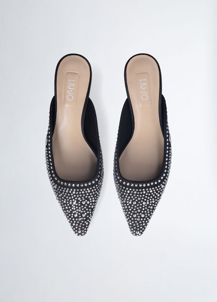 Full rhinestone mules black Liu Jo - large image number 4 Full rhinestone mules black Liu Jo - large image number 4
