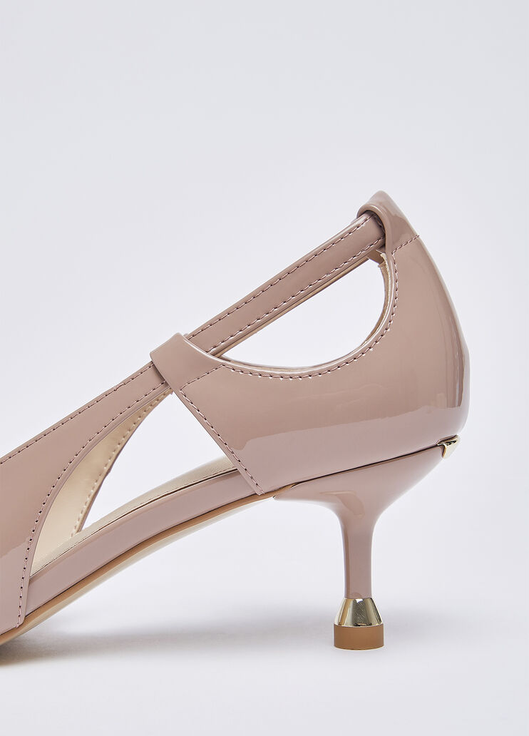 Patent leather court shoes nude Liu Jo - large image number 5