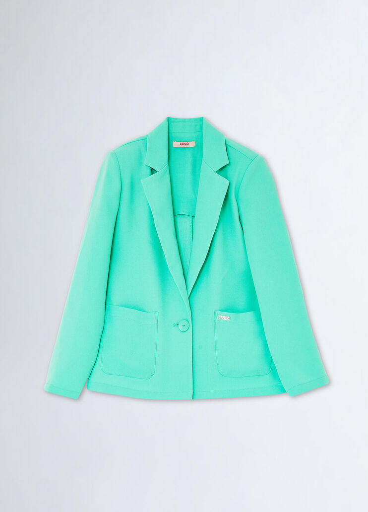 Crepe blazer  mint Liu Jo - medium Crepe blazer  mint Liu Jo - medium