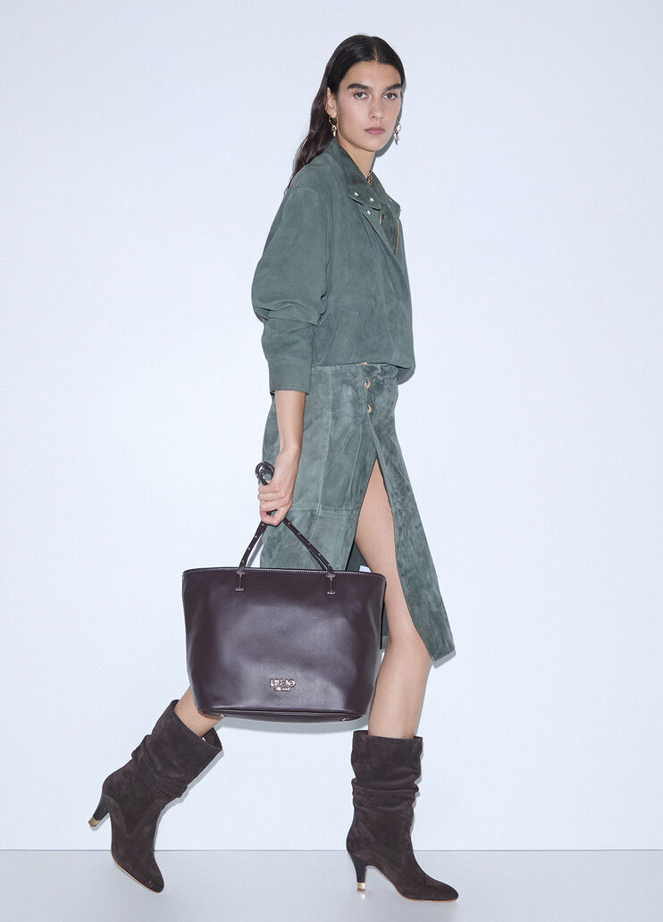 Sac cabas moyen marron fonc&eacute; Liu Jo - medium
