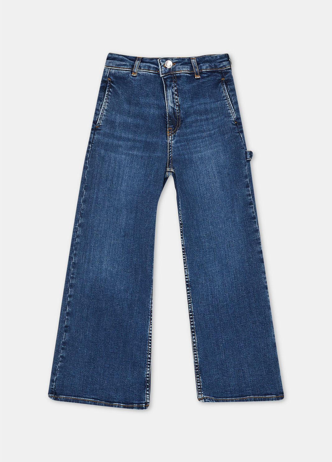 Flared cotton jeans dark blue denim Liu Jo - large image number 2