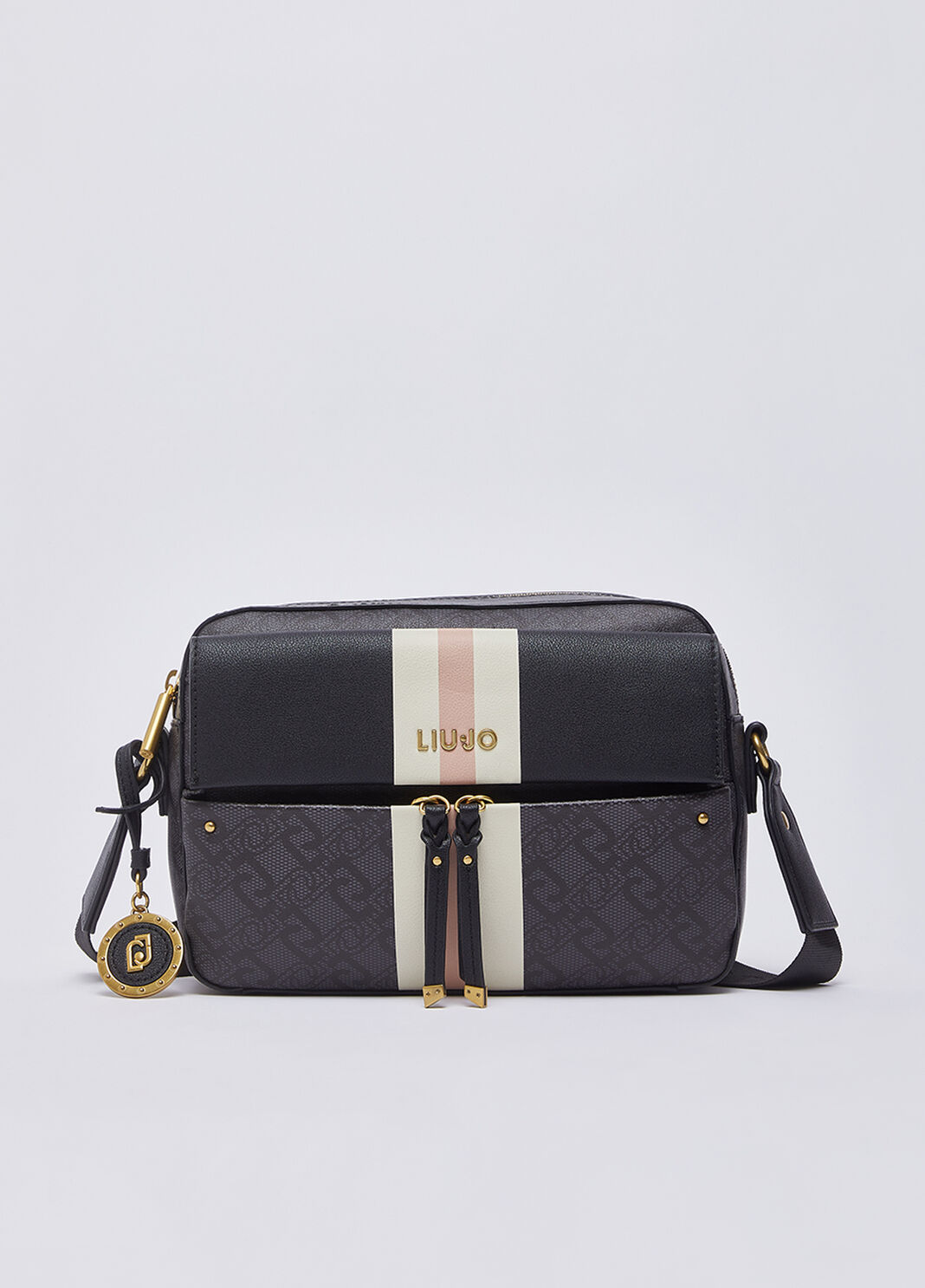 Bandolera mediana con charm negro Liu Jo - large image number 1
