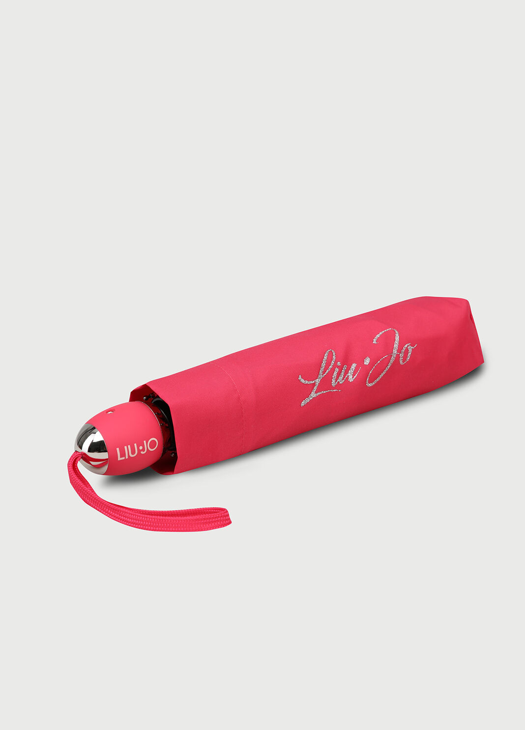 Ombrello con logo glitterato Fuxia Liu Jo - large image number 1