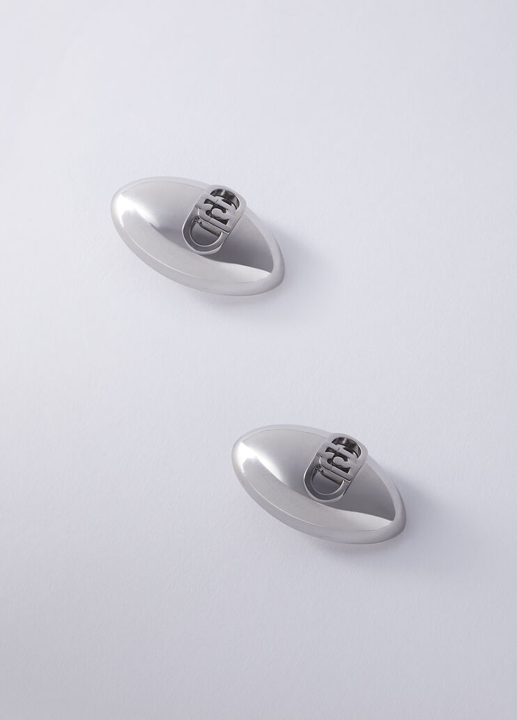 Logo Earrings silver colour Liu Jo - medium