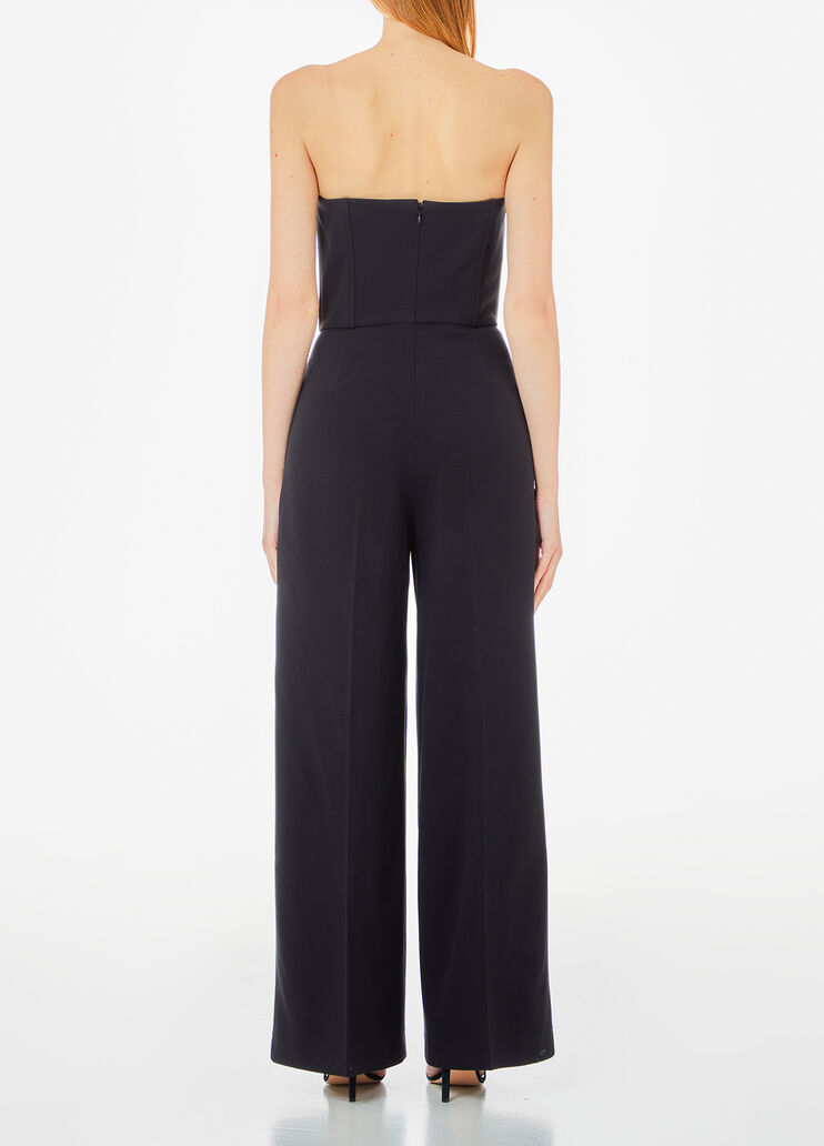 Stretch flannel jumpsuit black Liu Jo - medium Stretch flannel jumpsuit black Liu Jo - medium