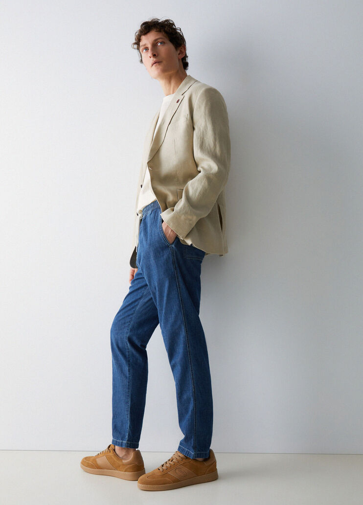 Lightweight denim joggers blue denim Liu Jo - medium