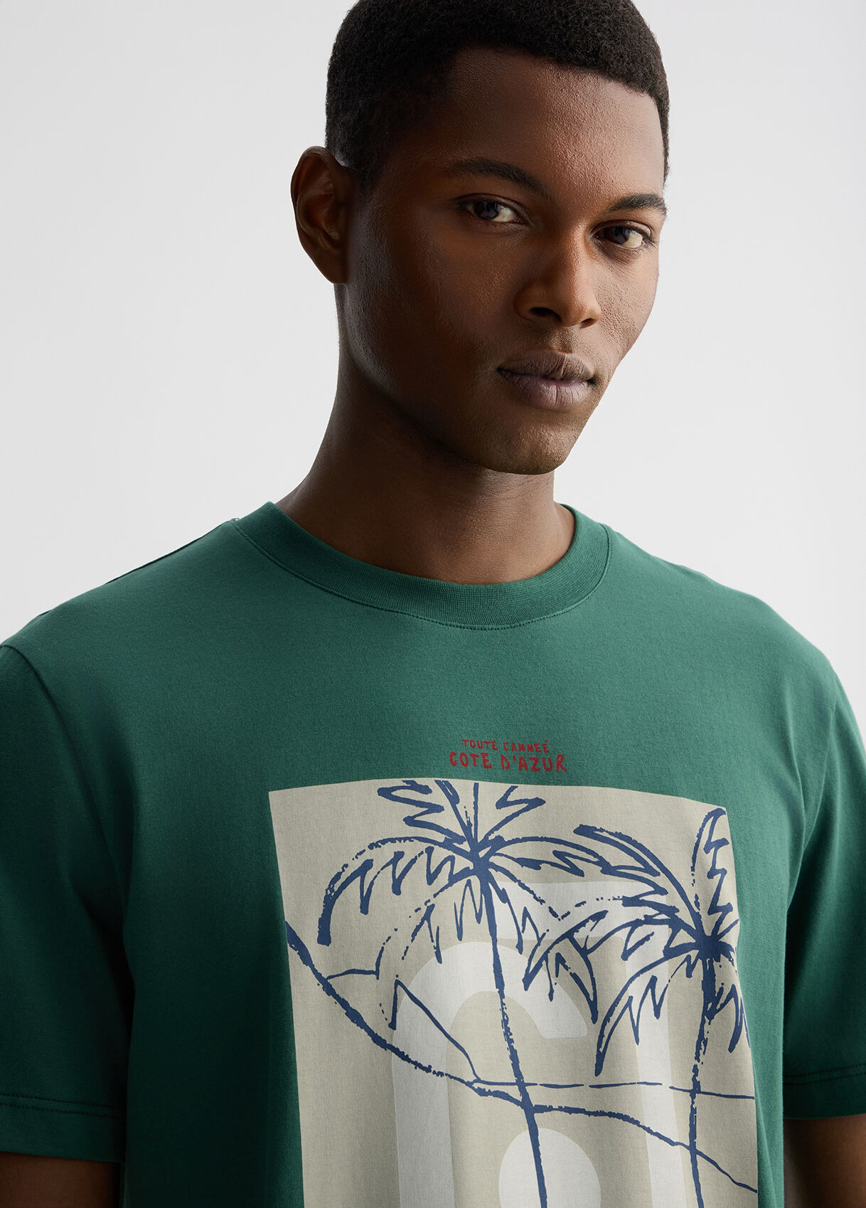 Tシャツ・カットソー LIU JO Men T-shirt Green QA5125J4799 80515 Printed T-shirt colour dark green | Liu Jo