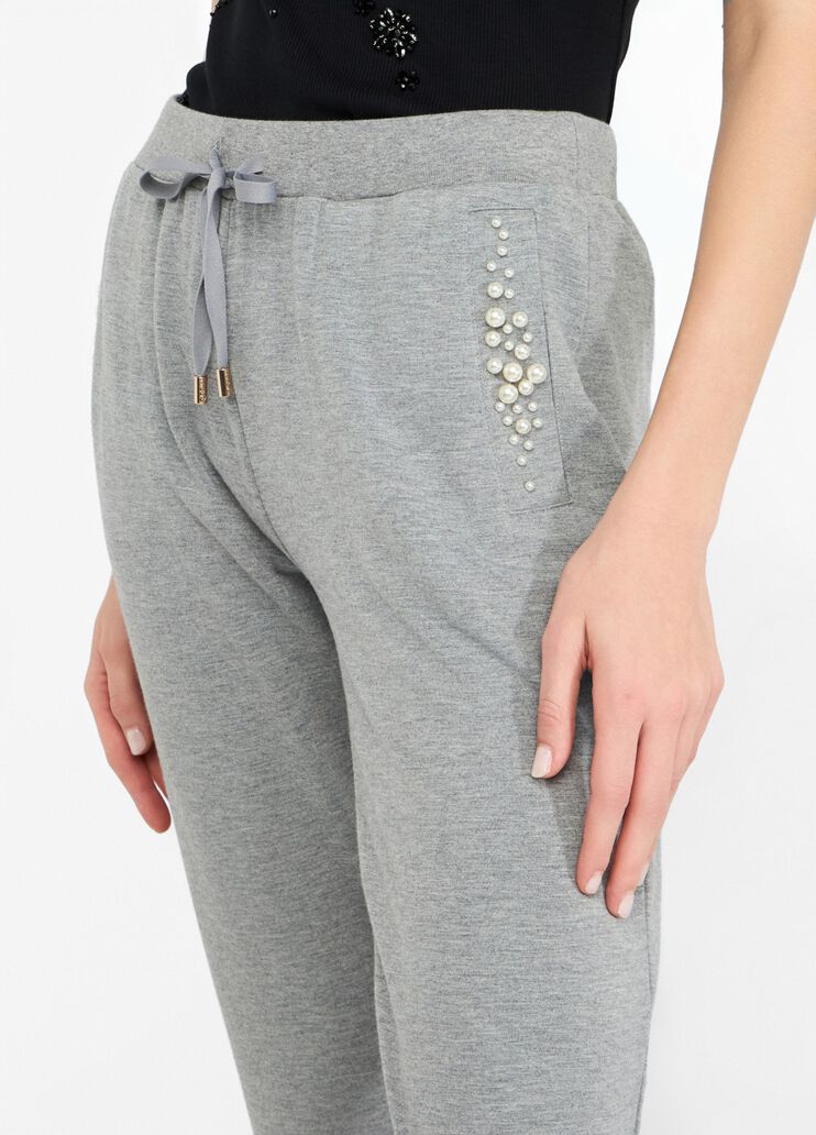 Liu Jo Better jogging trousers light grey Liu Jo - large image number 2 Liu Jo Better jogging trousers light grey Liu Jo - large image number 2
