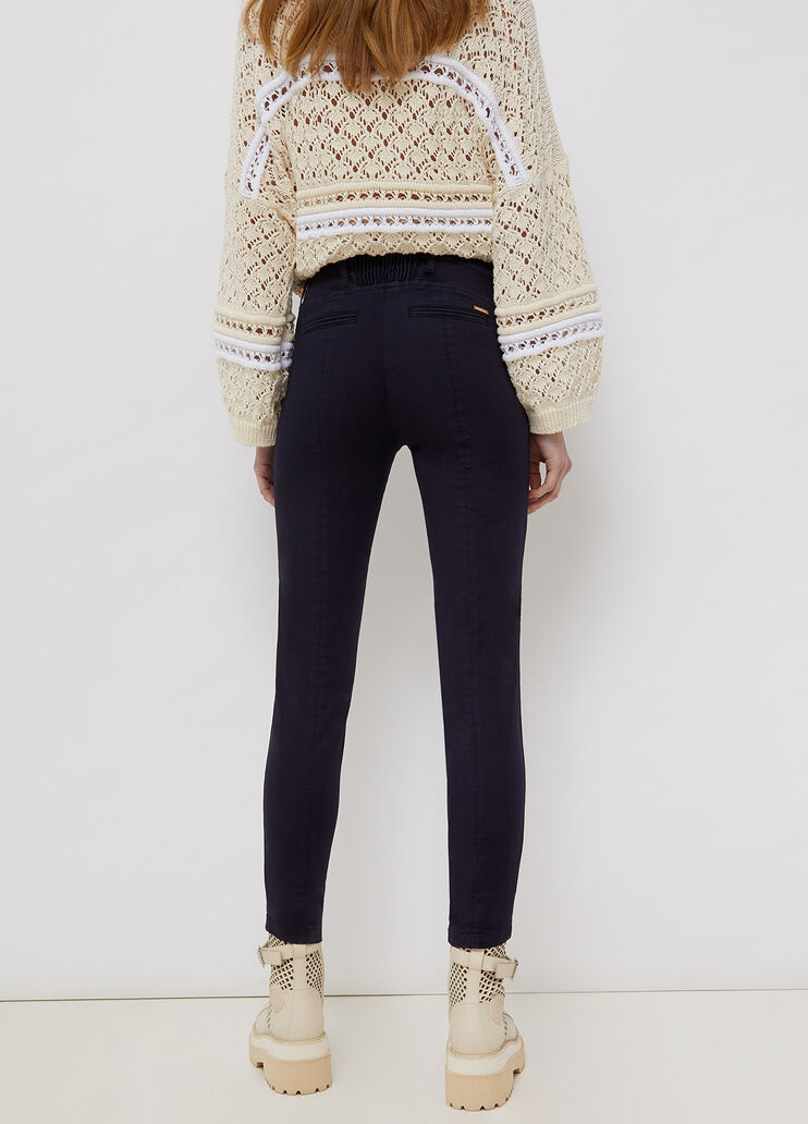 High-rise trousers with zip night Liu Jo - large image number 1 High-rise trousers with zip night Liu Jo - large image number 1