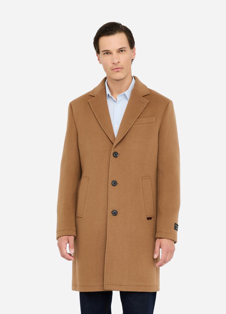 Wool and cashmere coat terracotta Liu Jo - medium