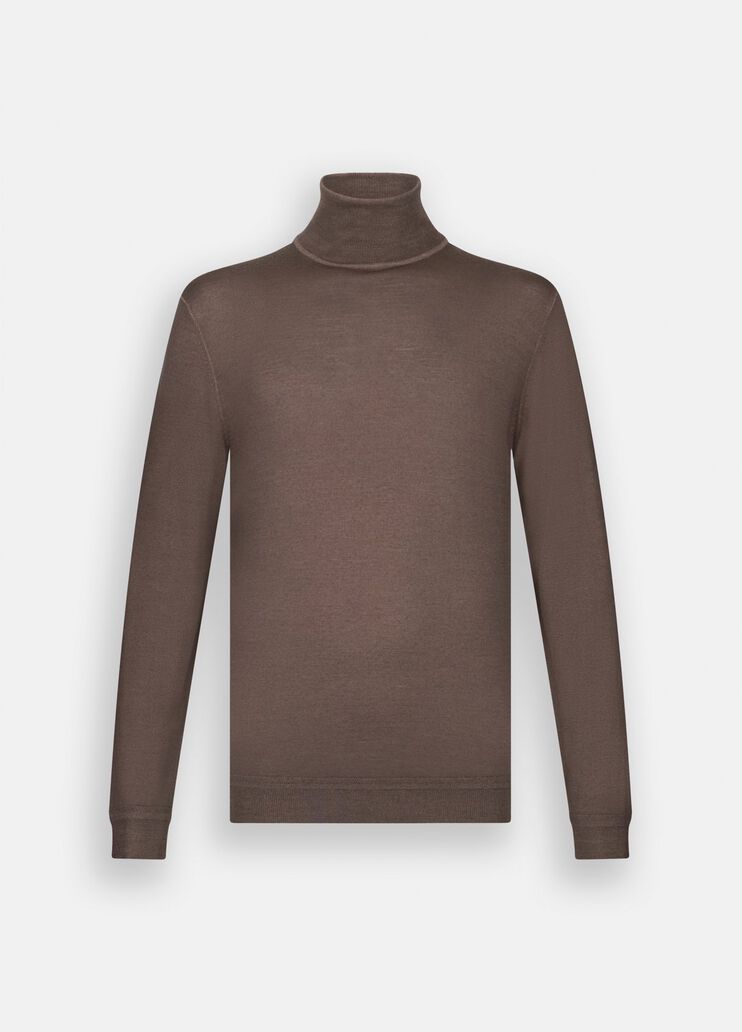 Wool polo-neck khaki Liu Jo - large image number 6