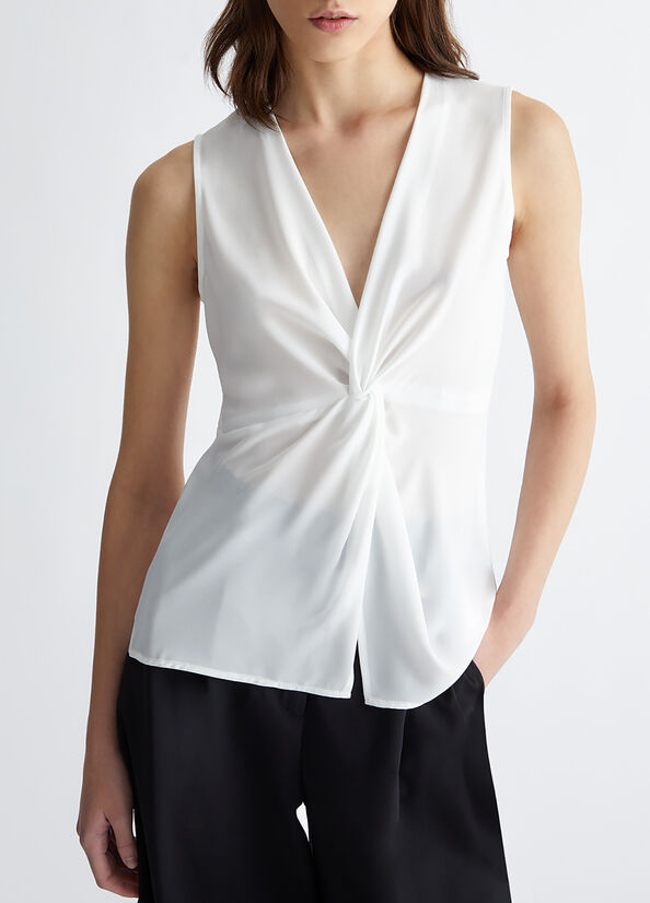 Top with knot white Liu Jo - large image number 0