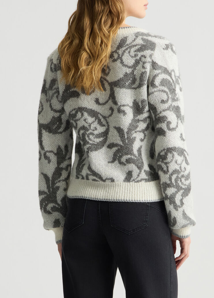 Cárdigan jacquard blanco Liu Jo - medium Cárdigan jacquard blanco Liu Jo - medium