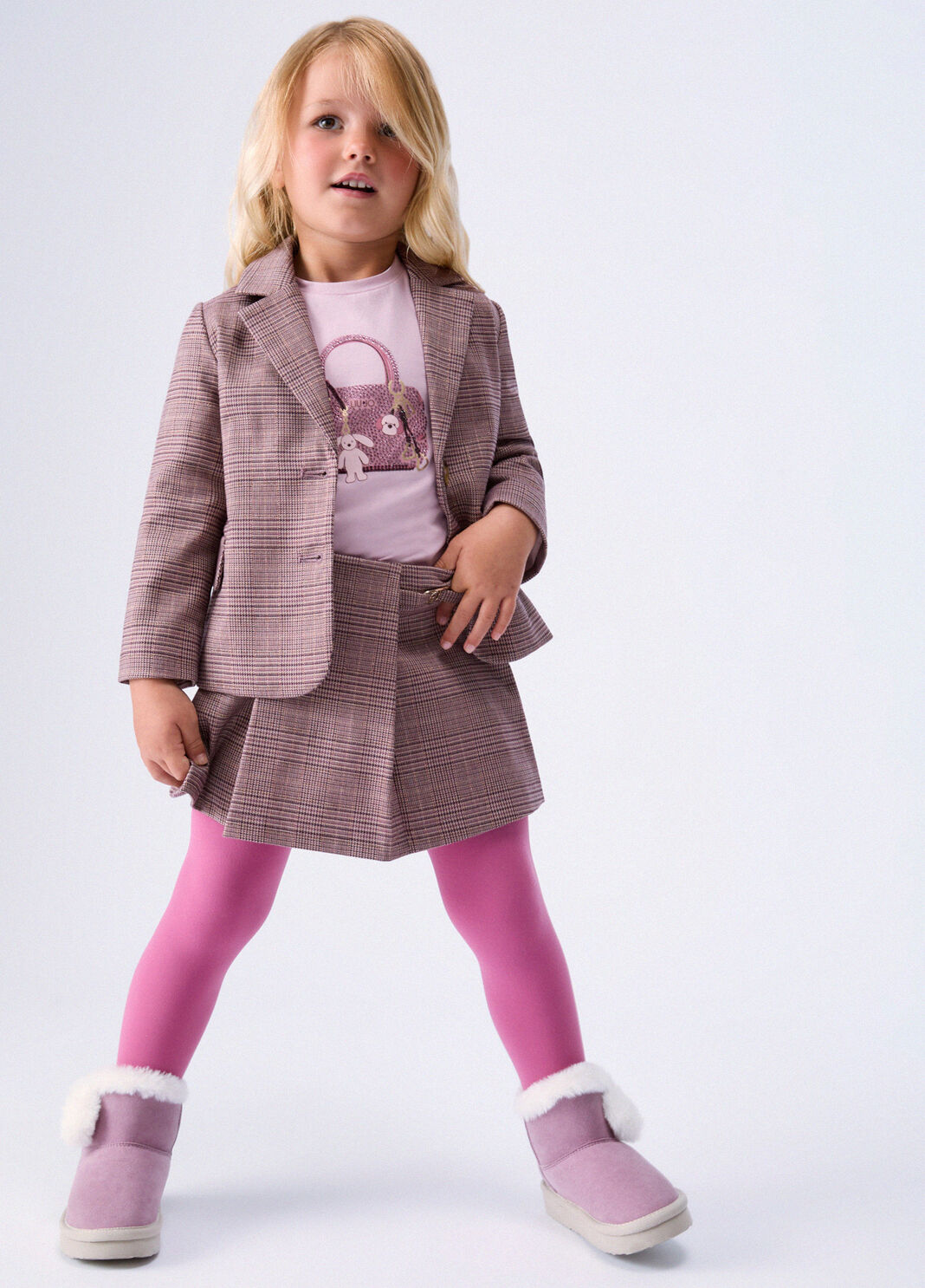 Prince of Wales Check Coat beige Liu Jo - large image number 1