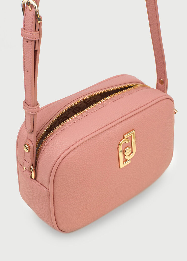 Crossbody bag with logo Beige Liu Jo - large image number 4