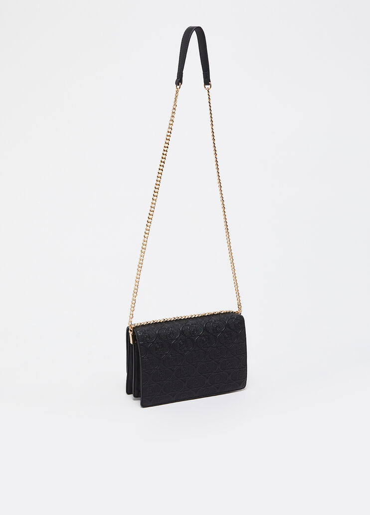 Small crossbody bag with logo black Liu Jo - medium Small crossbody bag with logo black Liu Jo - medium