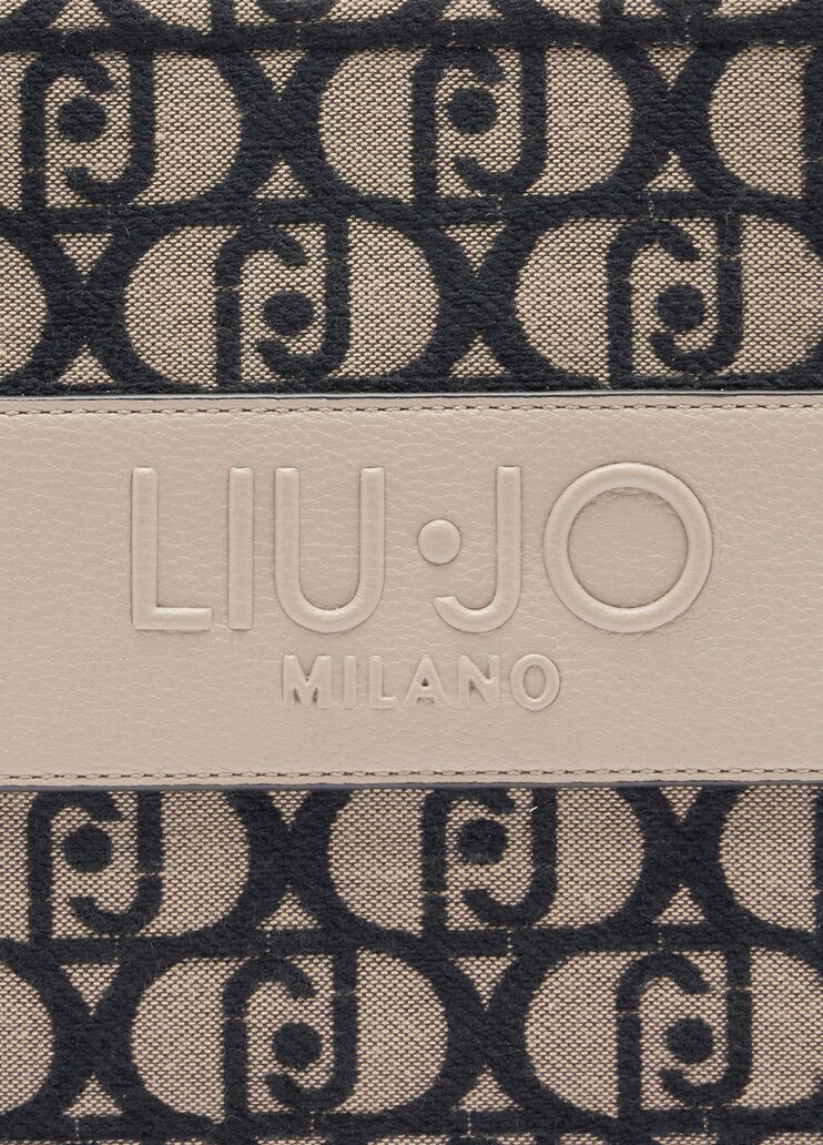 Small jacquard bag dark grey Liu Jo - large image number 4