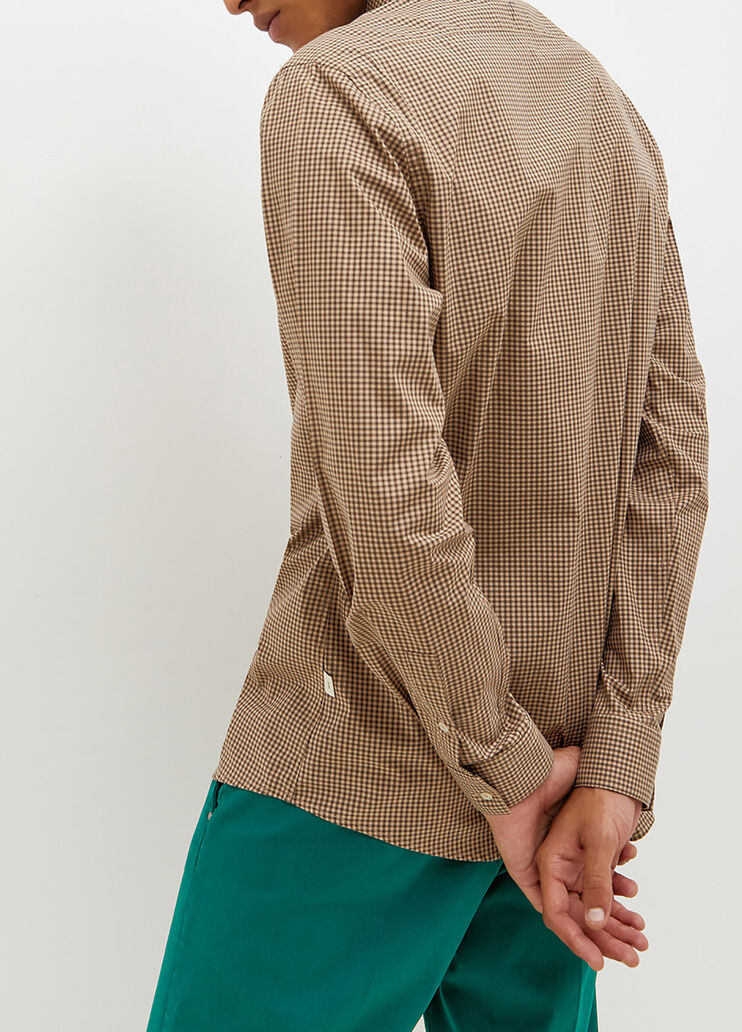 Camicia slim fit a quadretti blu Liu Jo - large image number 1 Camicia slim fit a quadretti blu Liu Jo - large image number 1
