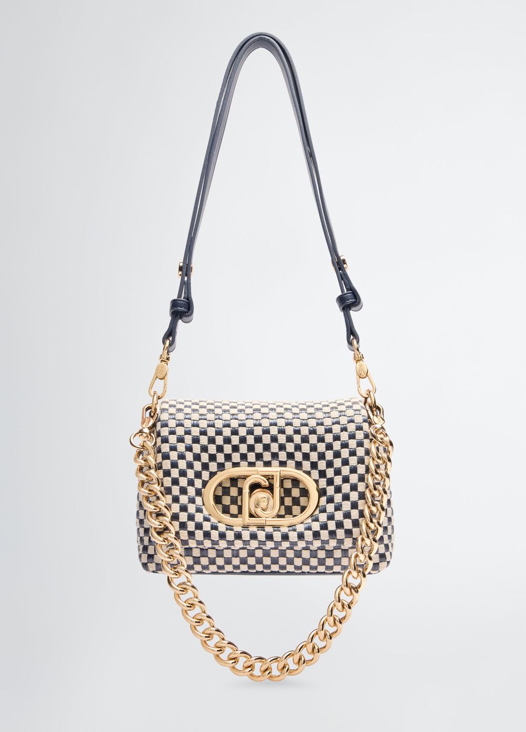 Kleine Tasche LaPuffy Vichy-Muster wei&szlig;/blau Liu Jo - large image number 2