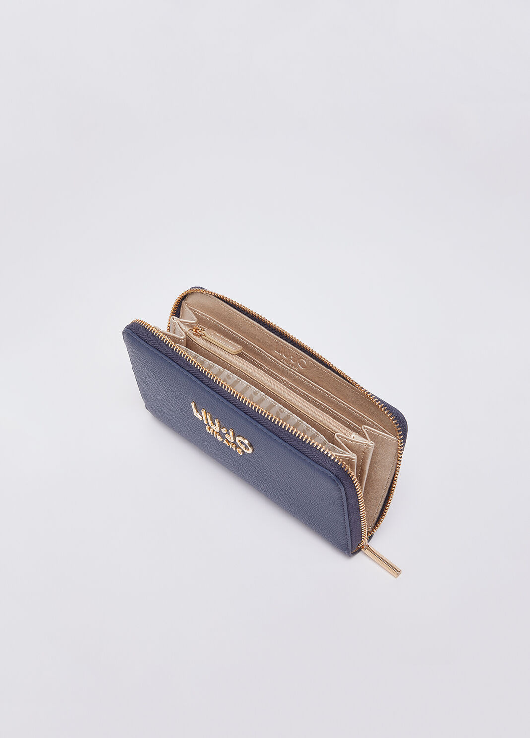 Large purse with zip dark blue Liu Jo - large image number 3