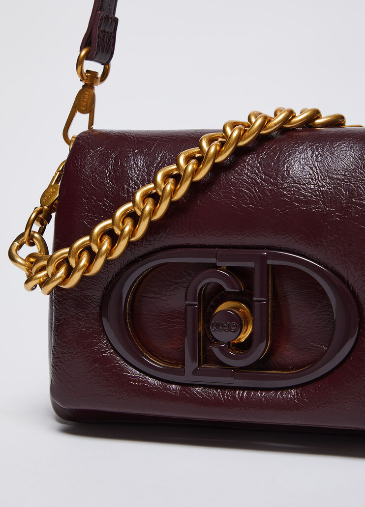 LaPuffy glossy shoulder bag burgundy Liu Jo - large image number 4 LaPuffy glossy shoulder bag burgundy Liu Jo - large image number 4