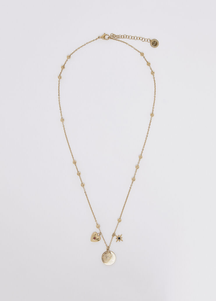 Collier avec charms or/vert Liu Jo - medium