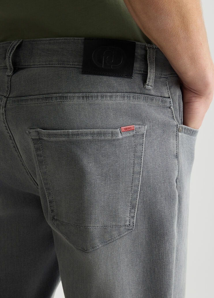 Slim-fit grey jeans grey denim Liu Jo - large image number 4 Slim-fit grey jeans grey denim Liu Jo - large image number 4