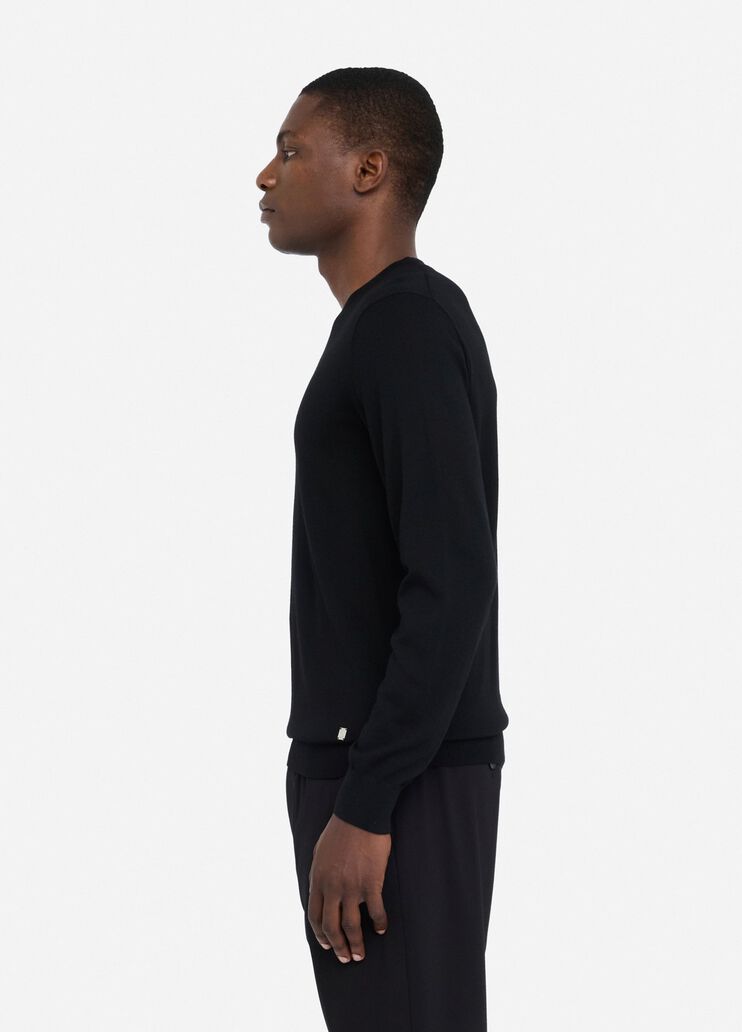 Wool V-neck jumper black Liu Jo - large image number 3 Wool V-neck jumper black Liu Jo - large image number 3