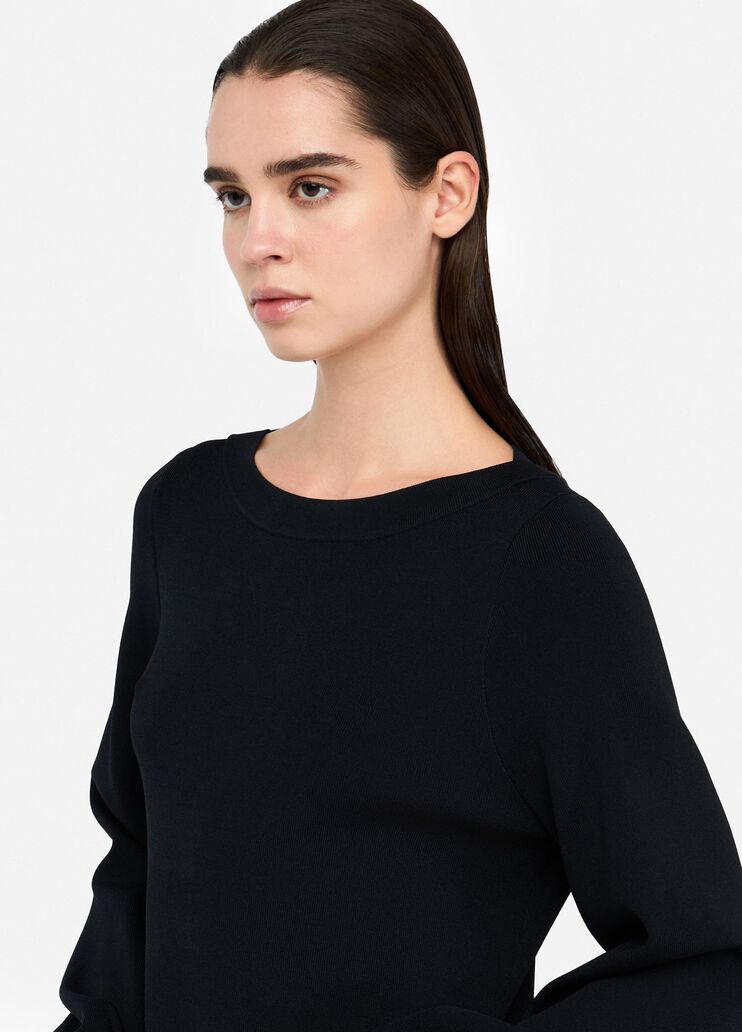 Knit dress black Liu Jo - large image number 3 Knit dress black Liu Jo - large image number 3