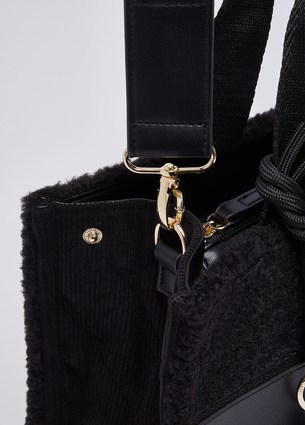Bag tote small in teddy black Liu Jo - large image number 4