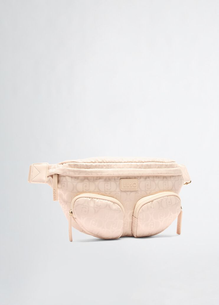 Large nylon pouch bag light gold colour Liu Jo - large image number 2 Large nylon pouch bag light gold colour Liu Jo - large image number 2