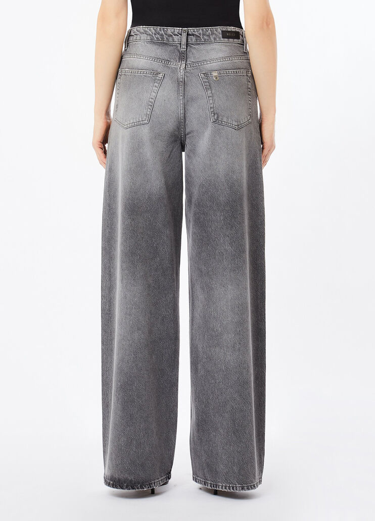 Jeans Baggy mit Nieten Denim-Grau Liu Jo - medium