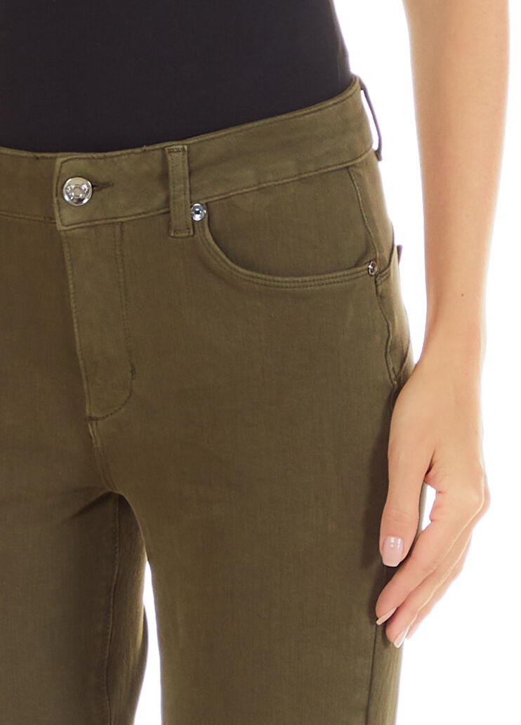 Pantalon skinny Amazing Fit vert militaire Liu Jo - large image number 2 Pantalon skinny Amazing Fit vert militaire Liu Jo - large image number 2